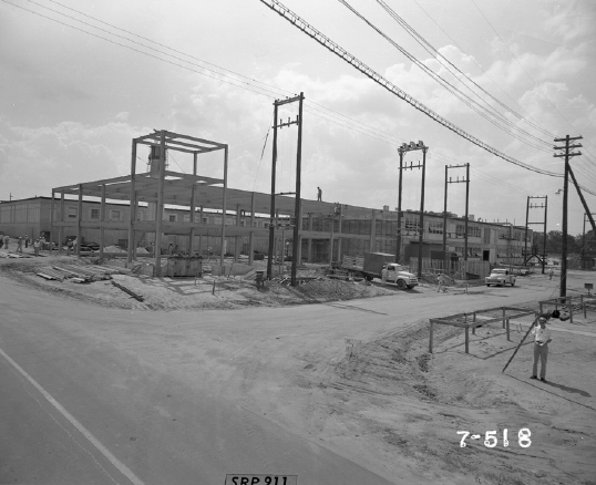 A picture of the construction site of building 773-A.