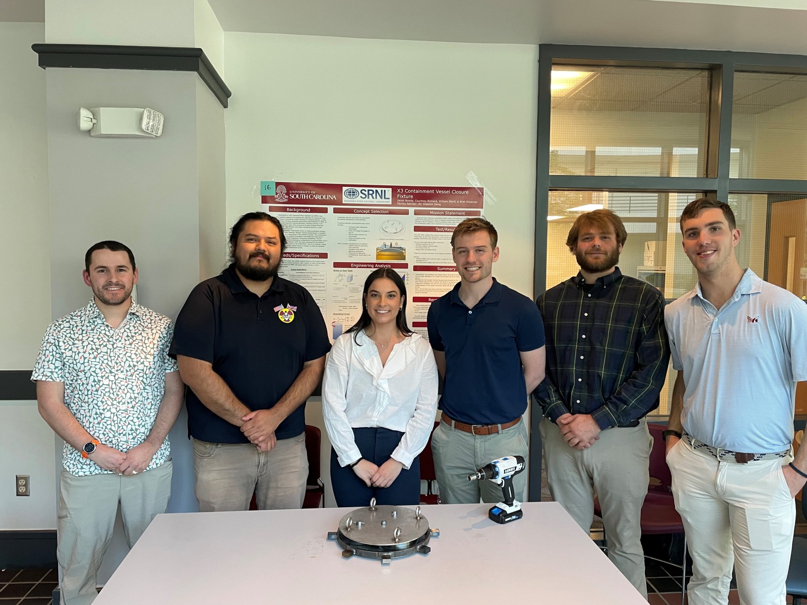 SRNL Packaging Group Ends Successful Year with USC Students